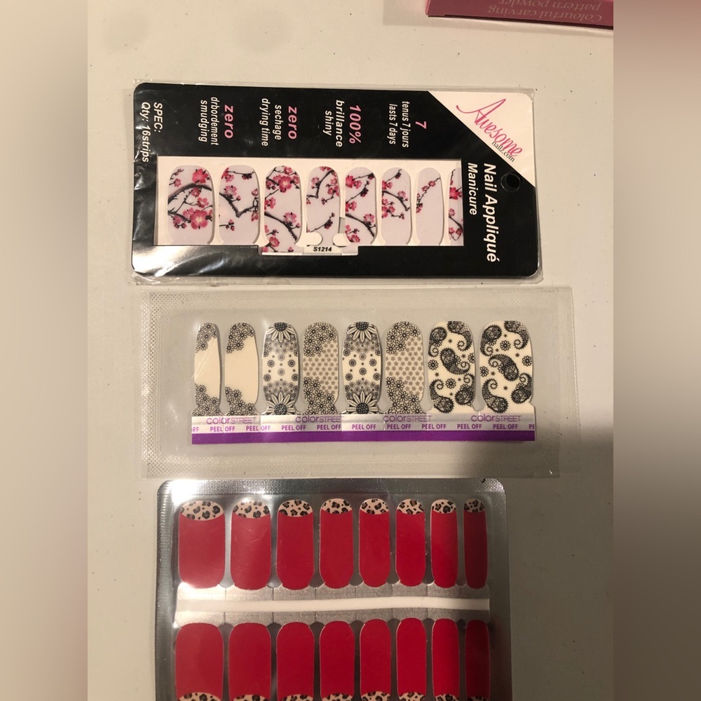 Quality Fingernail decals 3 packages New, never used 💅💅💅